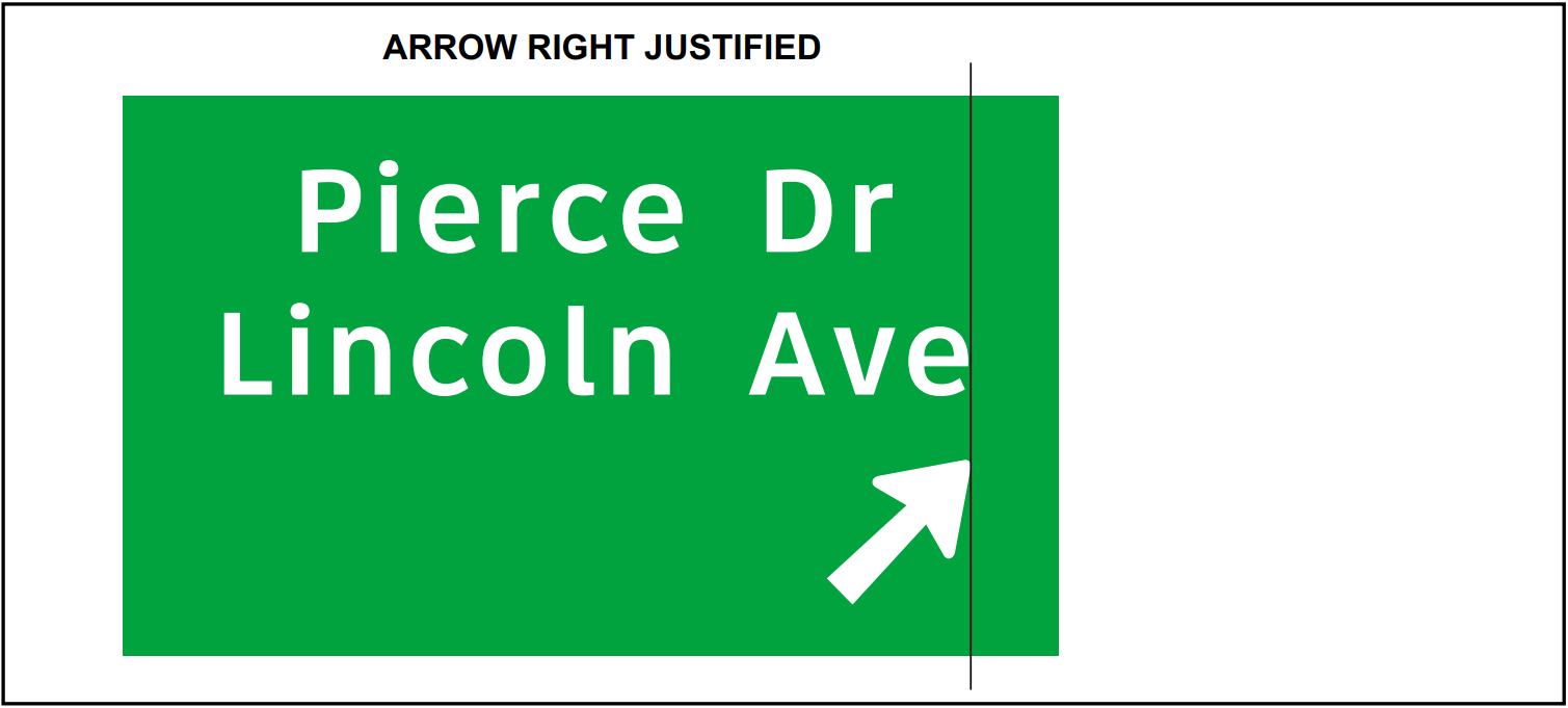 Preferred arrow placement with two wordmessages. (click in image to see full-size image)