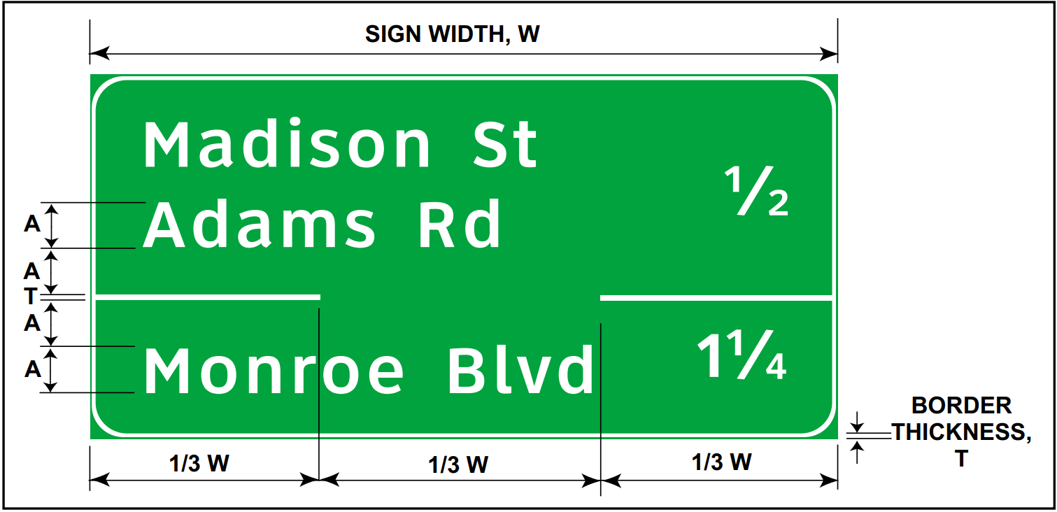 Spacing and placement of partial horizontalseparator line. (click in image to see full-size image)