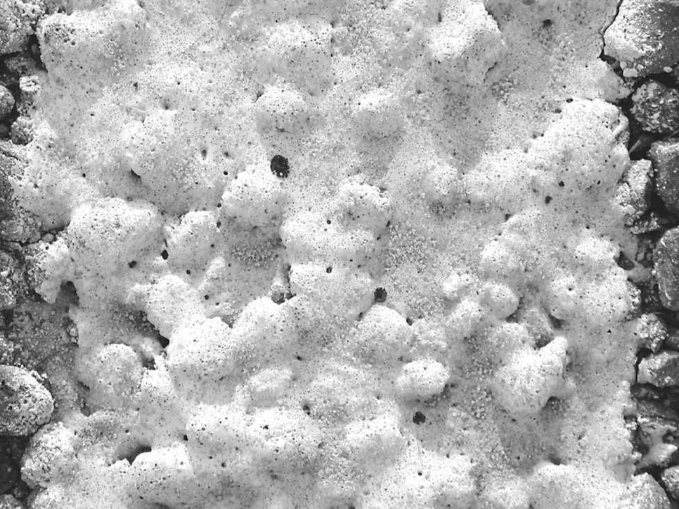 Typical 100-mil thermoplastic marking on new grade-3 surface treatment. (click in image to see full-size image)