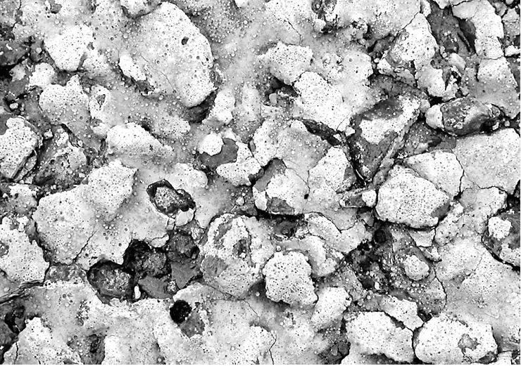 Poor material durability on top of aggregates. (click in image to see full-size image)