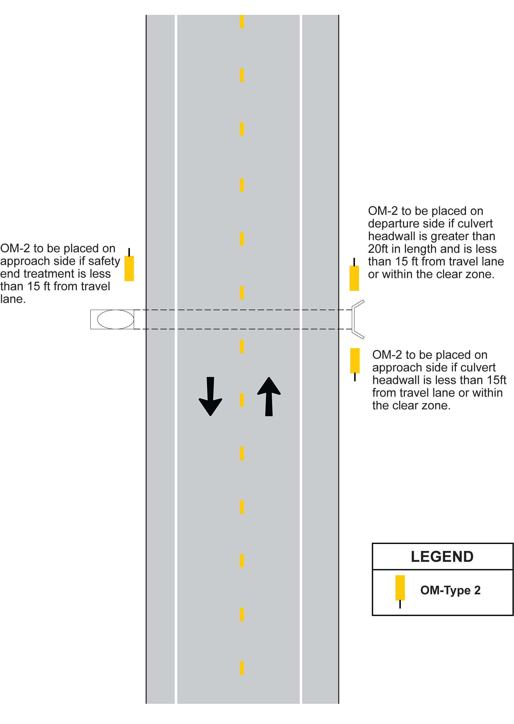 Two-Way Road Over Culvert (click in image to see full-size image)