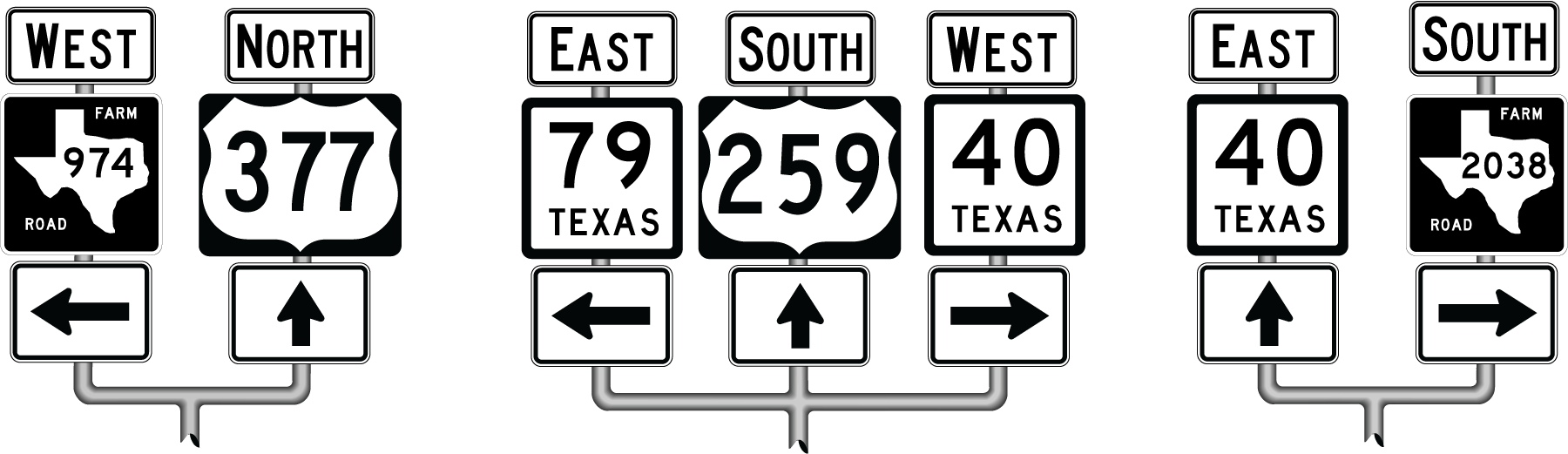 Horizontal Arrangement (click in image to see full-size image)