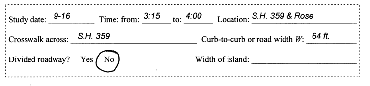  Example basic information concerning timeand location of study (click in image to see full-size image)