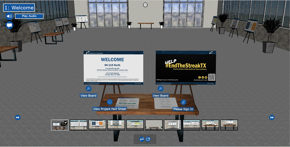 SH 115 Sala de reuniones virtual