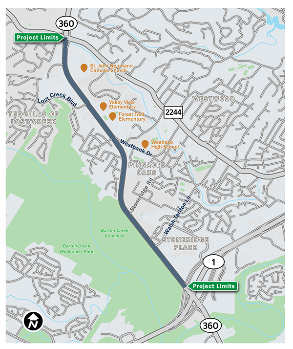 Mopac rm 2244 map