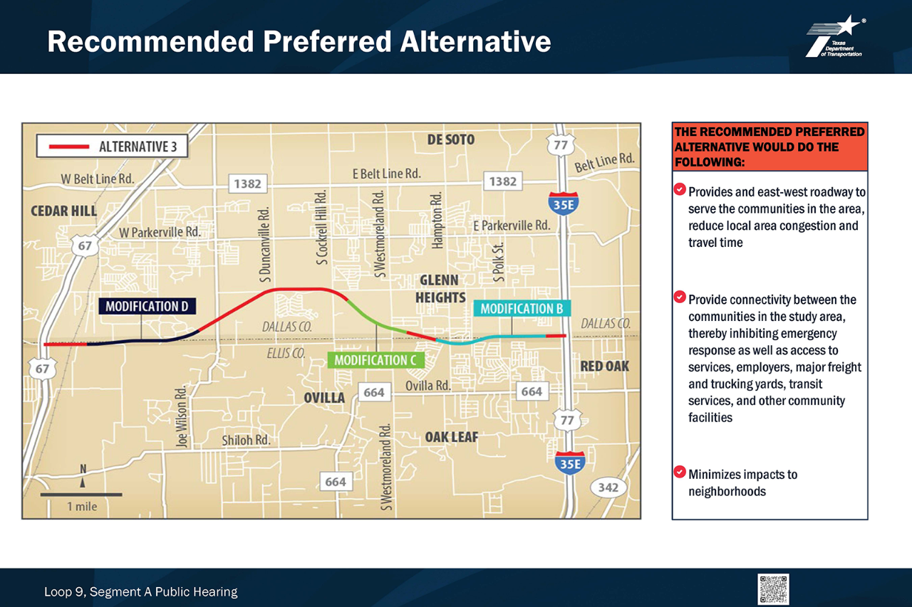 Recommended Preferred Alternative Loop 9