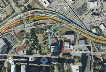 Segment 3 schematic of Downtown Connectors