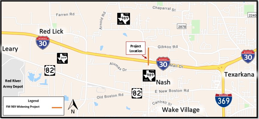 FM 989 map