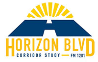 Horizon Blvd Corridor Study FM 1281 logo