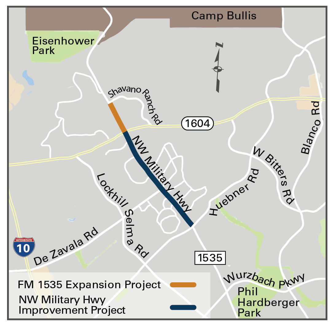 FM 1535 project map