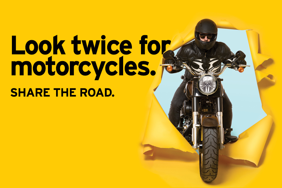 There's a life riding on it. Look Twice for Motorcycles and Share the Road. #EndTheStreakTX