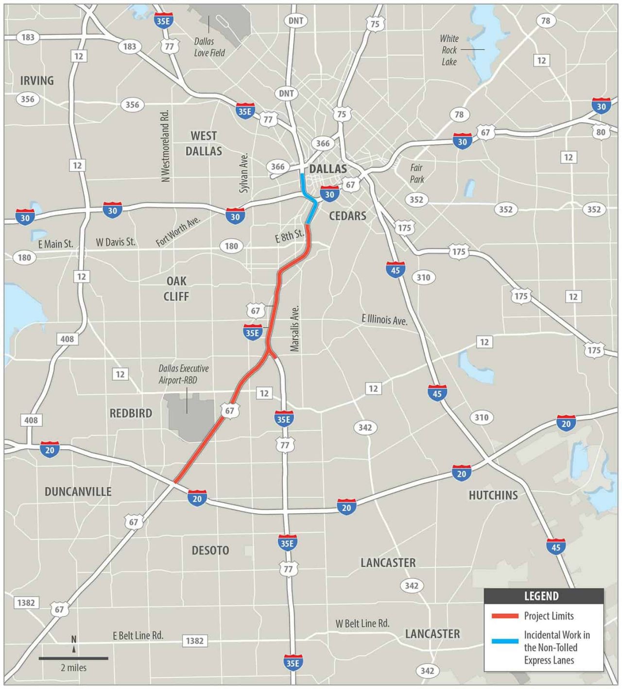 the southern gateway project map